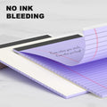 AILZFEI 6pcs Small Legal Pad 5x8 College Ruled Purple Legal Pads Notepads 6 Pack Study Back Writing Pads 5 x 8 Perforated Narrow Ruled Pads of