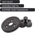 Globact 54T 0.8 32 Pitch Metal Steel 3956 Spur Gear with 15T/17T/19T Pinions Gear Set for Traxxas Slash 4x4 4WD/2WD VXL Rally VXL Stampede 4x4