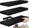Sorbus Floating Shelves for Wall, Bathroom Shelves Wall Mounted for Kitchen, Bedroom, Bathroom Storage over Toilet, Hanging Book Shelf for Wall