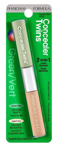 Physicians Formula Cream Dual-Ended Concealer Stick Green/Light, Neutralizing, Dark Circles, Scars, Blemishes, Eyes