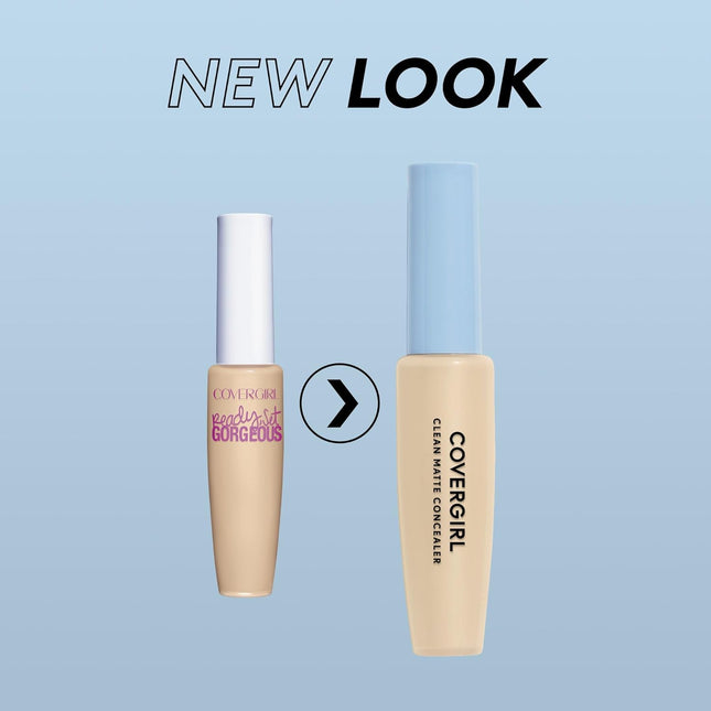 COVERGIRL - Clean Matte Concealer, Oil-Free, Lightweight Formula, Blendable, Nat