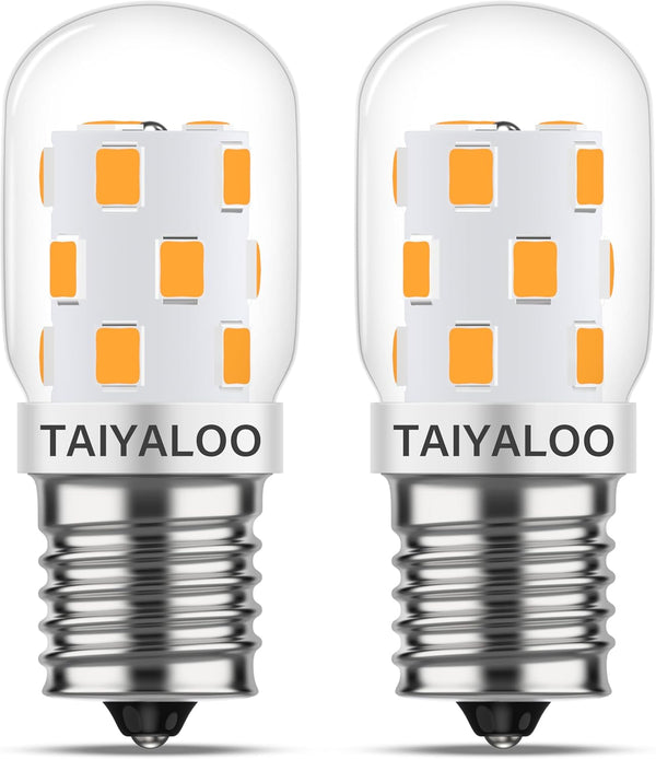 LED Microwave Light Bulb over Stove Appliance 8206232A 40W Incandescent Equivalent, E17 LED Bulb Dimmable for Refrigerator, Range Hood, 3W 380LM
