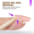 Gelike EC 6-in-1 Jelly Nail Builder Gel: Sheer Baby Pink UV Rubber Base Gel for Apex Building & Extension – Extra Strong Adhesive for Press On &