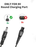8V Charger Compatible with Philips HQ840 MG3000 MG3750, Electric Shaver Trimmer Razor Replacement Power Cord