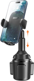 Apps2Car Universal Car Cup Phone Holder | Quick Extension Long Arm | 360ÃÂ° Swivel | Adjustable for Iphone, Samsung, Google, and All Smartphones |