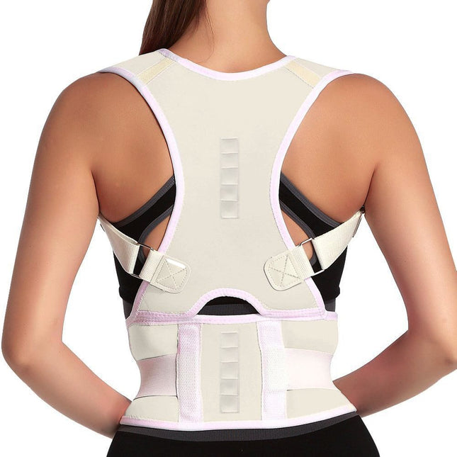 Thoracic Back Brace Posture Corrector- Magnetic Lumbar Back Support Belt-Back Pain Relief, Improve Thoracic Kyphosis, fo