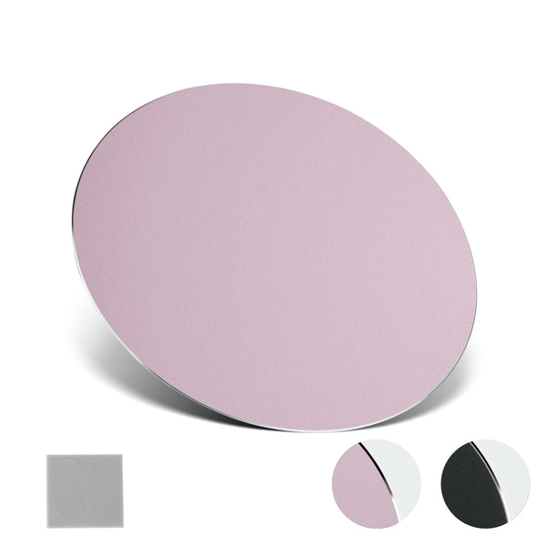 Metal Mouse Pad,Aluminum Mouse Pad,Hard Silver Metal Aluminum Mouse Pad,Office and Gaming Metal Aluminum Mouse Pad,20 * 20Cm,Rose Gold