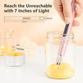 REIDEA Candle Lighter Rose Gold, Long USB Rechargeable Electronic Arc Windproof Flameless Lighter - A Must Have Gadget for Home Kitchen BBQ