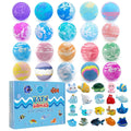 Bath Bomb Gift Set with Surprise Inside, 20 Pack Organic Bath Bombs for Kids, Kids Safe Handmade Fizzy Balls for Kid, Ideal Birthday Gift for