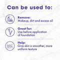 Buf-Puf Regular Facial Sponge, Dermatologist Developed, Removes Deep down Dirt & Makeup That Causes Breakouts and Blackheads, Reusable,