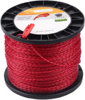 Dalom 105 Trimmer Line Round Twist Heavy Duty Weed Wacker String .105-Inch-by-690-ft Includes Cutting Tool Weed String Trimmer Line 2.7 mm 3LB 3