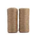 Jute Twine String Hemp Rope - 656 Feet 2mm 3ply Natural Burlap Cord Rolls for DIY Crafts, Decoration, Bundling, Packing, Gifts, Artworks,