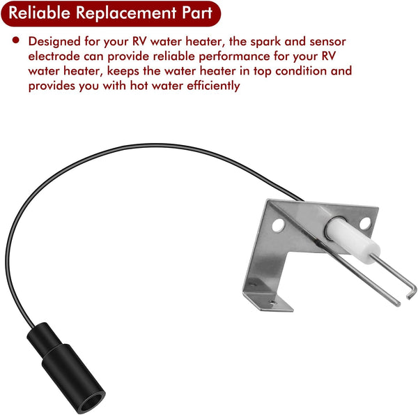 MENSI GC6AA-10E Water Heater Parts Replacement for Artwood RV Motorhome Water Heater RV Spark and Sensor Electrode 93868