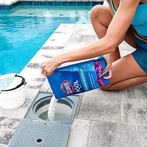 CloroxÂ® Pool&Spaâ¢ Swimming Pool Chlorine Stabilizer, Helps Chlorine Last Longer, Saltwater Pool Compatible, 4LB (Pack of 1)