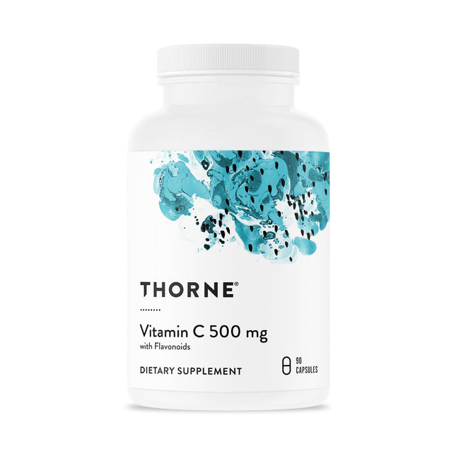 THORNE Vitamin C - Blend of Vitamin C and Citrus Bioflavonoids from Oranges - Su