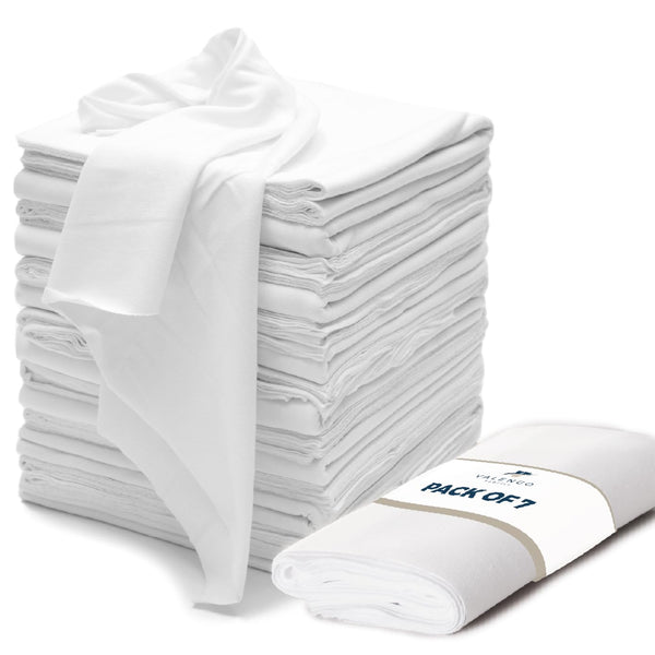 VALENGO New Lint Free Rags – 100% Cotton Cloth, Soft T-Shirt Rags, Lint Free Cloth for Staining Wood, Cast Iron, Dusting, Polishing, Painting and
