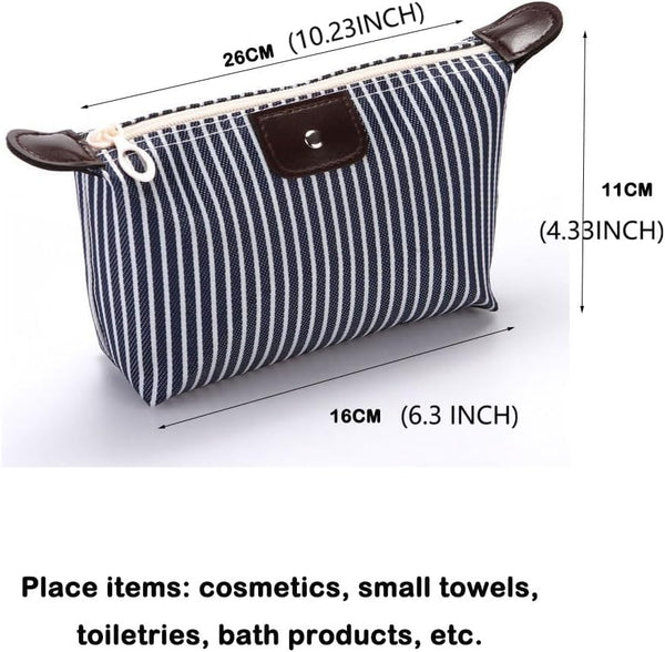 THTAJ 2 Pack Make Up Bag for Traveling,Preppy make up bag,Toiletry Bag,Nylon Cosmetic Bag,Light Pink Makeup Bag,Skin Care Bag，Tiny Makeup Bag