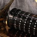 Cryptex Da Vinci Code Mini Cryptex Lock Puzzle Boxes with Hidden Compartments Anniversary Valentine's Day Romantic Birthday Gifts for Her Gifts