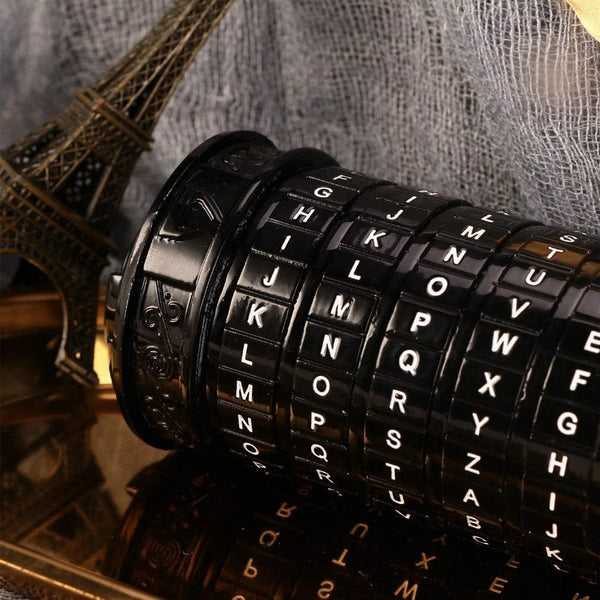 Cryptex Da Vinci Code Mini Cryptex Lock Puzzle Boxes with Hidden Compartments Anniversary Valentine's Day Romantic Birthday Gifts for Her Gifts
