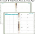 2025-2026 Daily & Monthly Planner - One Page per Day, Daily Planner 2025-2026 from Jul 2025 to Jun 2026, Planner 25-26 with 12 Monthly Tabs, 6.4