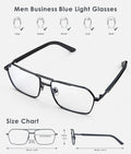ANYLUV Blue Light Glasses Men/Women, Blue Light Blocking Glasses, Computer Screen Blocker Eyes Protection Glasses A01-black/Black Clear