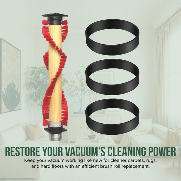 Replacement 11 1/4" Roller Brush with 3 Belts for Oreck Commercial Vacuum Cleaners - Fits for XL Upright Vacuum Cleaners Only (Will Not Fit XL21