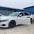 Window Trim Chrome Delete Blackout Overlay Kit Pre-Cut Vinyl Compatible for Honda Accord 10th Gen 2018-2021 (Side Window Chrome Delete)