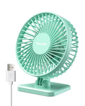 Gaiatop USB Desk Fan, Small But Powerful, Personal Portable Quiet 3 Speeds, Adjustable Mini Table Desktop fan for Cooling Home Office Car Summer