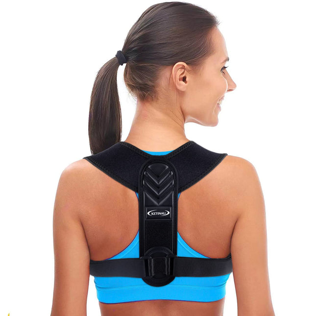 Back Brace Posture Corrector for Women Men -Adjustable and Breathable Support Scoliosis for Waist - Improve Back Posture