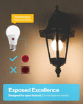 Sunco 10 Pack Dusk to Dawn LED Outdoor Light Bulb A19, Photocell Automatic for Exterior Lighting, 800 LM, 9W (60W Eqv.), 4000K Cool White, Auto