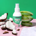 Freeman Flirty Feet Instant Foot Peeling Spray, Exfoliating Foot Mask for Summer, Moisturizing & Smooth Dry, Cracked Heels, Remove Dead Skin