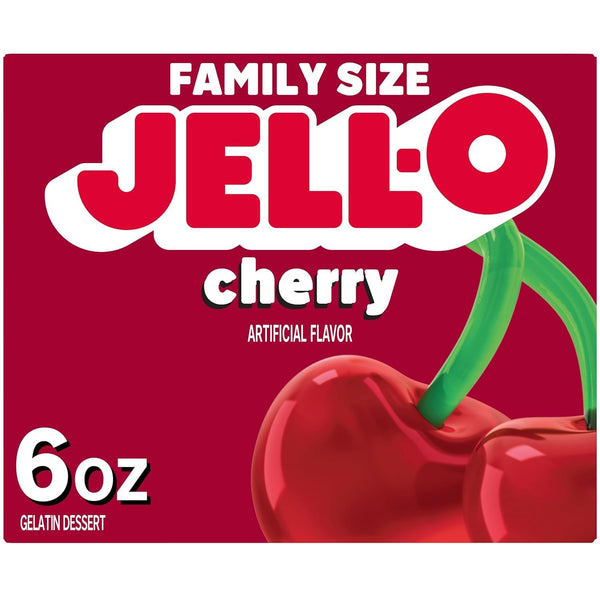 Jell-O Variety Pack Orange Cherry Lime Strawberry Raspberry 6 Oz (5-Pack)