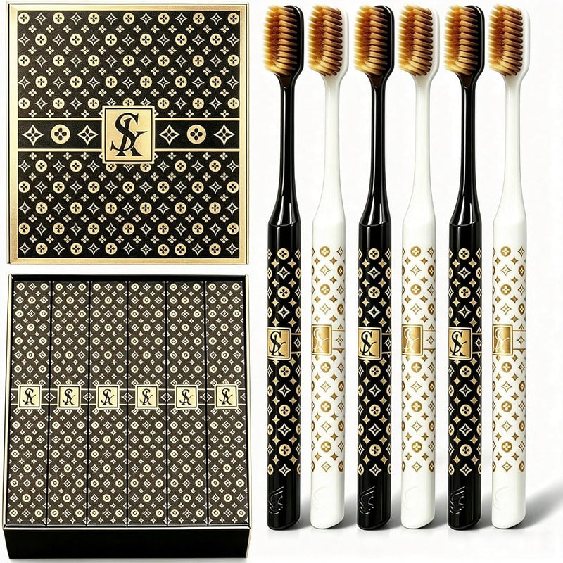 Manual Adult Soft Hair Toothbrush, Excellent Cleaning Effect for Nano Brush, Ultra Soft Brush Thread Can Effectively Clean Sensitive Teeth or