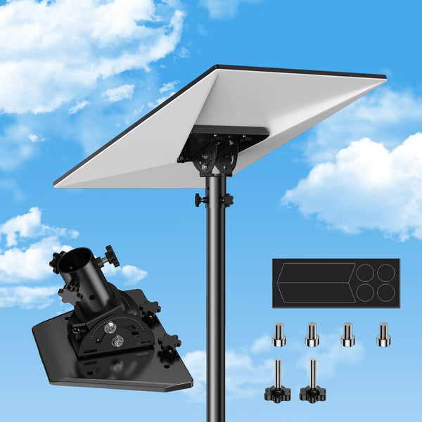 Starlink Gen 3 Mount Kit- Pipe Adapter, Stainless Steel Pole Mount, Angle-Adjustable Starlink Mouting Kit for Gen 3 Roof Mounted Accessories (Fits
