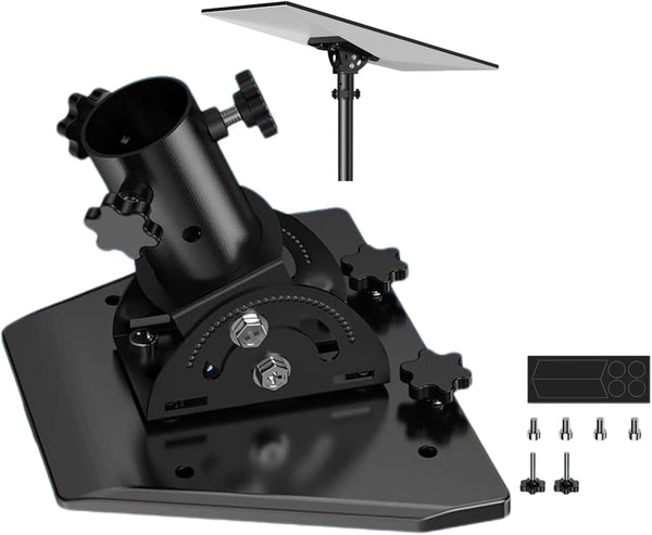 Starlink Gen 3 Mount Kit- Pipe Adapter, Stainless Steel Pole Mount, Angle-Adjustable Starlink Mouting Kit for Gen 3 Roof Mounted Accessories (Fits