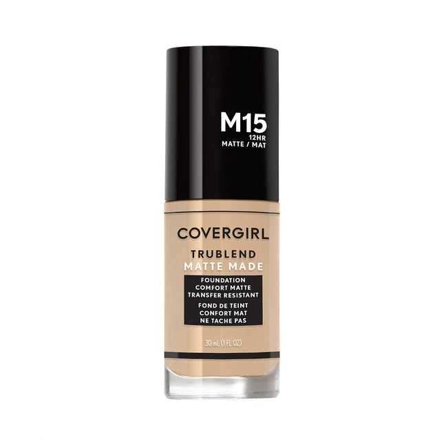 COVERGIRL Trublend Matte Made Liquid Foundation, Buff Beige, 1 Fl Oz (Pack of 1)