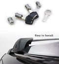 4 Pack Lock Cylinders,for Yakima Car Rack System Components Includes 4 Cylinders Cores, 2 Keys and 1 Control Key,Lockable Accessories for Yakima