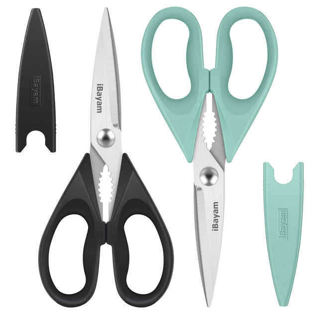 Kitchen Shears, Ibayam Kitchen Scissors All Purpose Heavy Duty Meat Poultry Shears, Dishwasher Safe Food Cooking Stainle