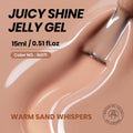 Beetles Nude Gel Nail Polish, 15ml Neutral Brown Base Color Gel Polish | Nail Concealer Mocha Sheer Translucent Effect Soak Off UV French Art