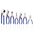 7-piece WORKPRO Pliers Set with Groove Joint, Long Nose, Slip Joint, Linesman, and Diagonal Pliers for DIY & Home Use | Groove Joint Piler, Long