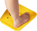 Gadget Deals Acupressure Mat - Yellow, Manual Foot Massager - Massage Mat, Rolling Therapy for Sciatica, Leg Pain, Cramps, Heel, Knee, Piles,