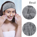 LAPOHI 3 Pack Microfiber Towel Headbands for Washing Face, Facial Headbands Makeup Headband Spa Headband Skincare Headband Fash Wash Headband for