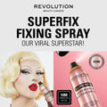 Revolution, Superfix Misting Makeup Setting Spray, Ultra-Matte & Shine-Free Finish, Long-Lasting & Lightweight Mist, Infused with Vitamin E, 5 Fl Oz