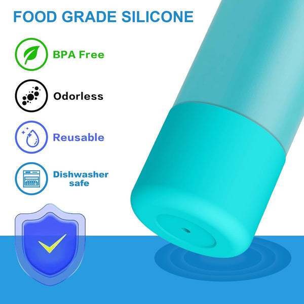 Yoelike 2PCS 2 Colors Silicone Water Bottle Boot for Owala, Anti-Slip Protective Sleeve for Freesip/Twist/Flip, Watter Bottle Accessories, Bottom