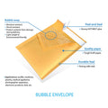 500#000 4X8 Kraft Paper Bubble Padded Envelopes Mailers Shipping Case 4"X8