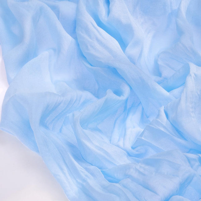 Socomi Blue Summer Cheesecloth Table Runner Light Blue Boho Rustic Gauze 120 Inch 10FT Cheese Cloth Runner for Wedding P
