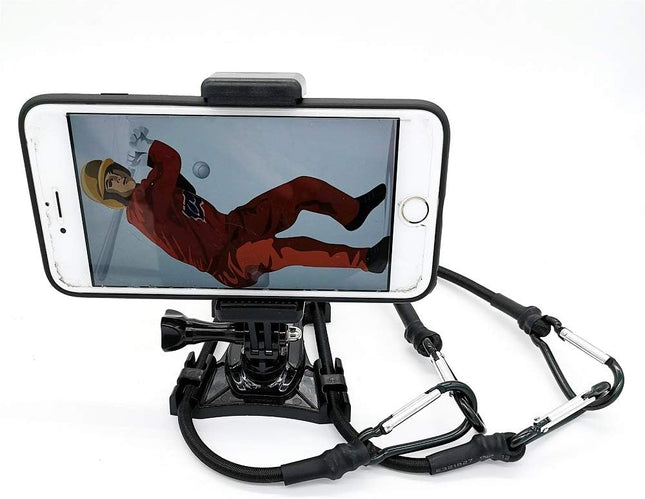 Cell Phone Fence Mount - Camera Backstop Chain Link Mount for Gopro Action Camera Small Digital Camera and Smartphones -