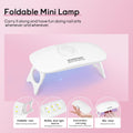 JEWHITENY Poly Extension Gel Nail Kit 14 PCS Poly Gel Kit with Slip Solution and Mini Lamp Nail Art Design Beginner A03