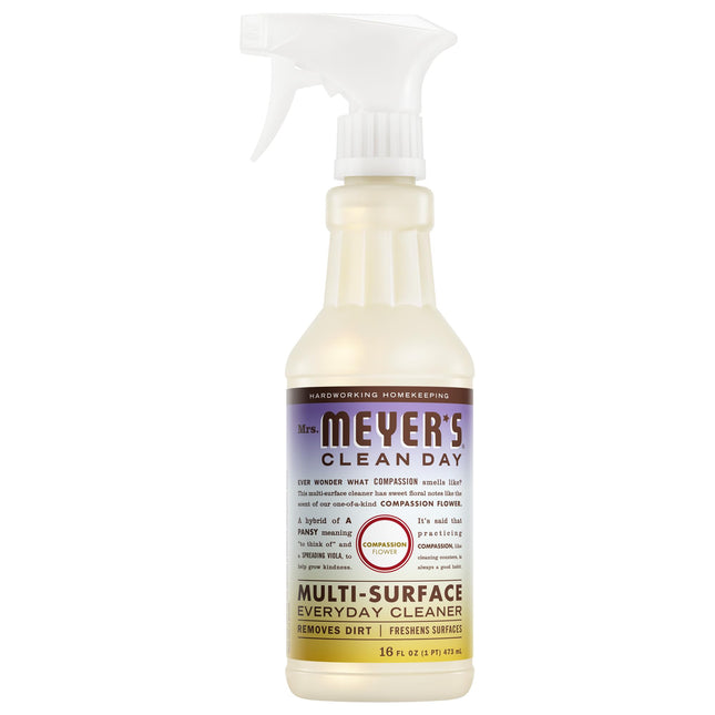 MRS. MEYER'S CLEAN DAY Multi-Surface Everyday Cleaner, Compassion Flower Scent, 