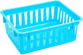 Bright Creations 12 Pack Small Plastic Classroom Storage Bins for Organization and School Supplies 6 Colors (6.2 x 4.8 x 2.4 inches)